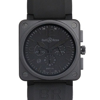 BELL＆ROSS ベル&ロス スーパーコピー BR01-94BLACK クロノグラフ ブラック